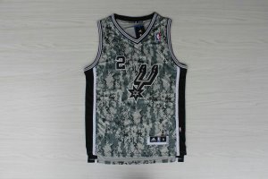 Maillot De Basket San Antonio Spurs Kawhi Leonard 2 New Pattern Camouflage